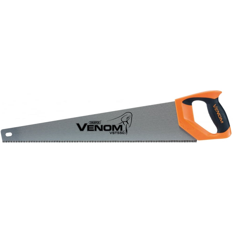 DRAPER First Fix Draper Venom Triple Ground 550mm Handsaw: Model No. VST550