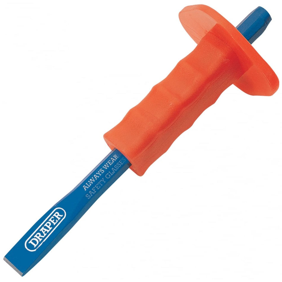 DRAPER Octagonal Shank Cold Chisel with Hand Guard (19 x 250mm): Model No. BD5G/AP