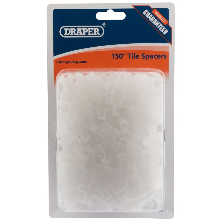 DRAPER 8mm Tile Spacers (Approx 150): Model No. TS2/A