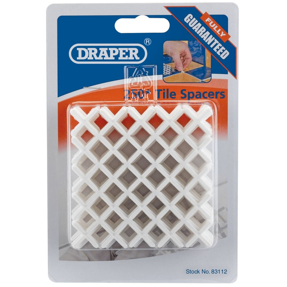 DRAPER 2mm Tile Spacers (Approx 250): Model No. TS2/A