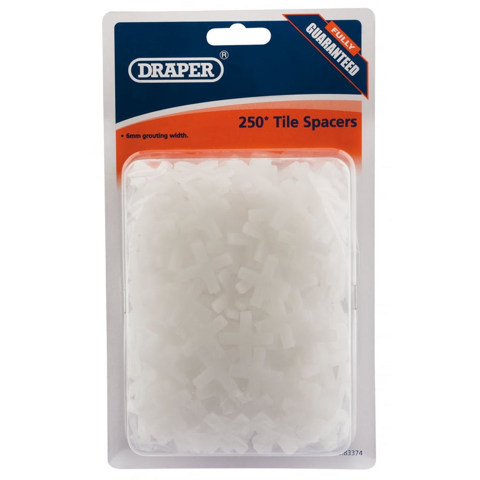 DRAPER 6mm Tile Spacers (Approx 250): Model No. TS2/A