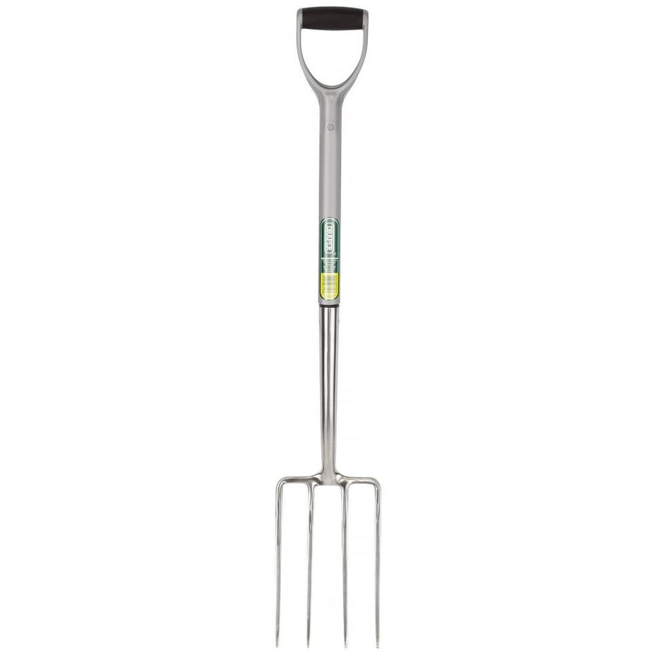 DRAPER Extra Long Stainless Steel Garden Fork with Soft Grip: Model No. DFS-EL/I
