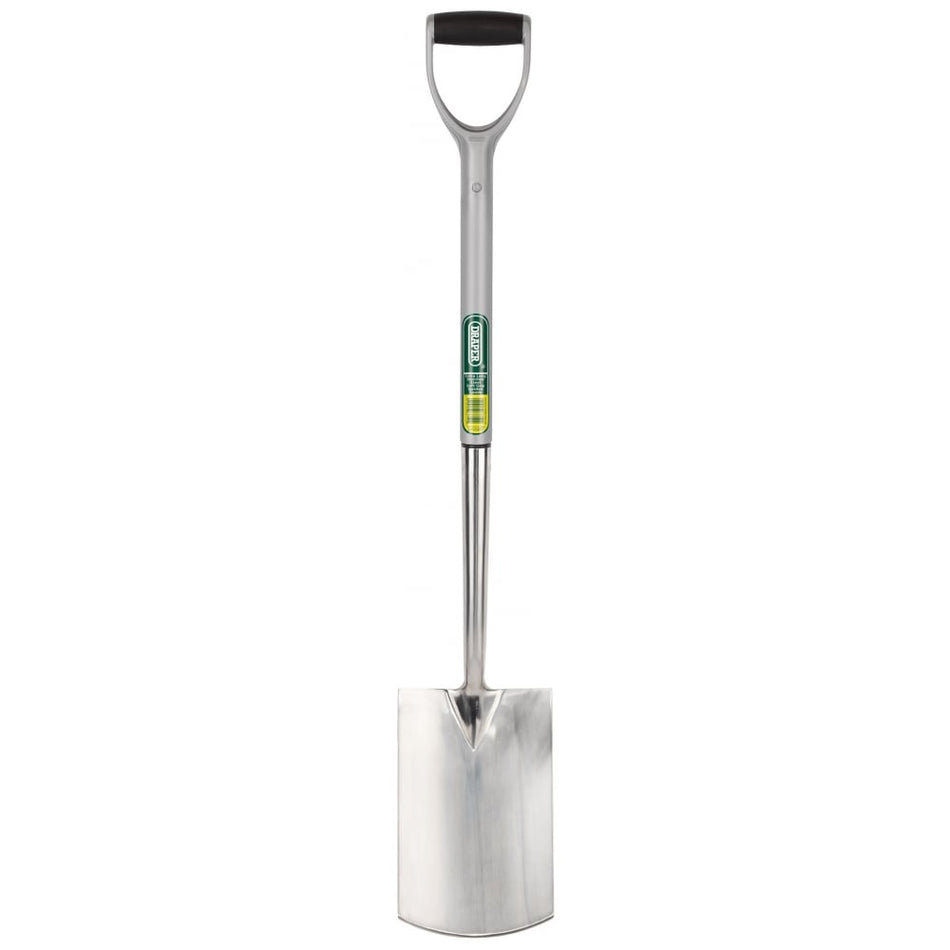 DRAPER Extra Long Stainless Steel Garden Spade with Soft Grip: Model No. DSS-EL/I