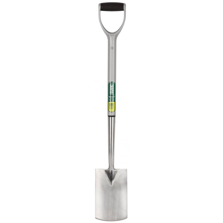 DRAPER Stainless Steel Soft Grip Border Spade: Model No. 720EH/I