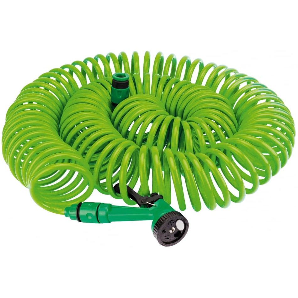 DRAPER 30M Recoil Hose with Spray Gun and Tap Connector: Model No. GCH2DD