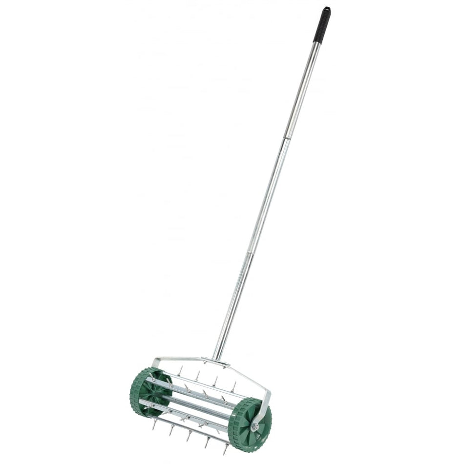 DRAPER Rolling Lawn Aerator with 450mm Spiked Drum: Model No. GLAWDD