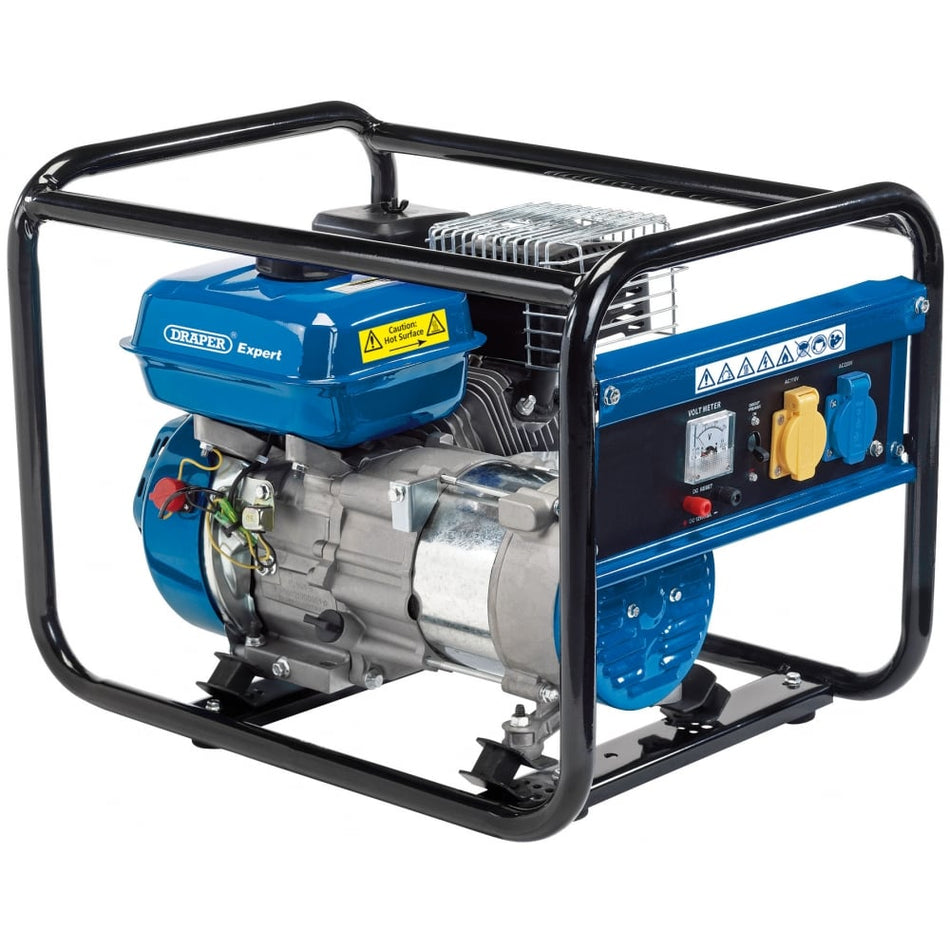 DRAPER Petrol Generator (2.2kVA/2.0kW): Model No. PG252F