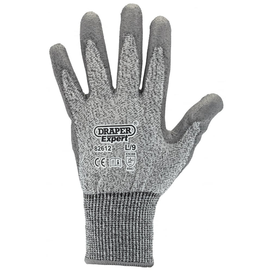 DRAPER Level 5 Cut Resistant Gloves: Model No. CRG