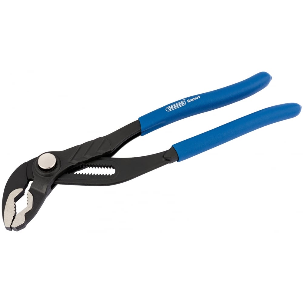 DRAPER Expert 250mm Push Button Heavy Duty Waterpump Pliers: Model No. EWPPB1