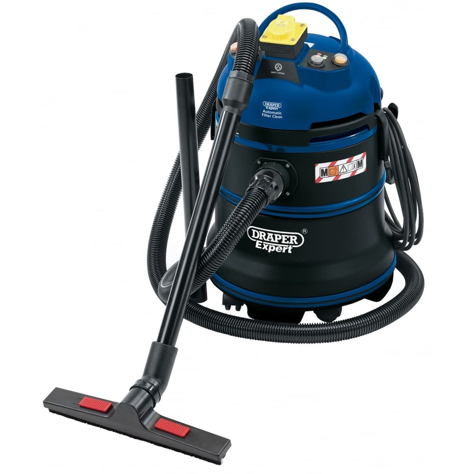 DRAPER Expert 35L 1200W 110V M-Class Wet and Dry Vacuum Cleaner: Model No. WDV35LMC110V