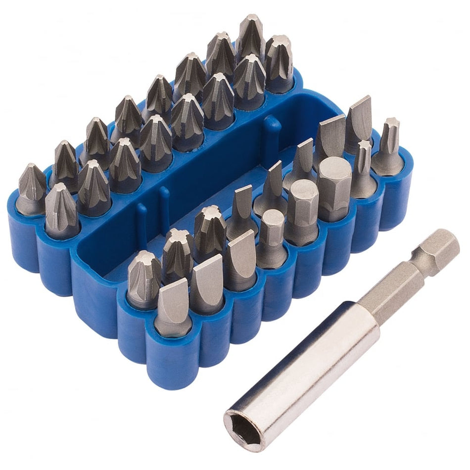 DRAPER Screwdriver and Magnetic Bit Holder Set (33 Piece): Model No. MBH33/B