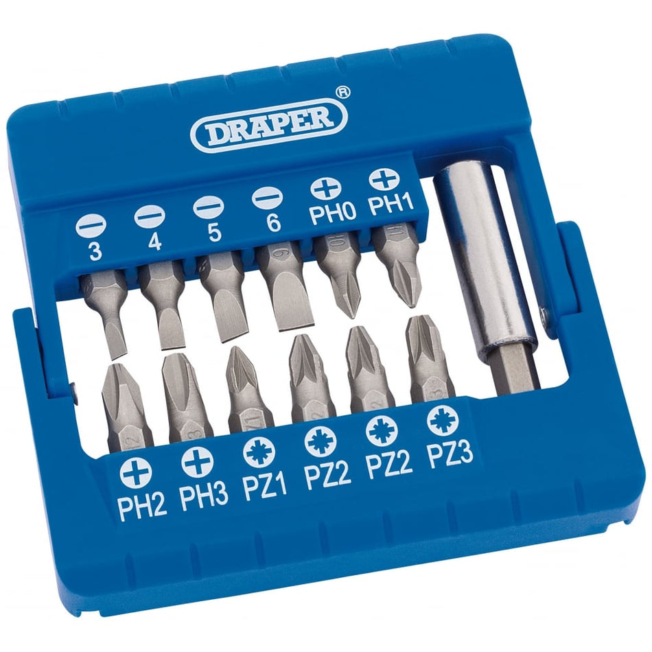 DRAPER Magnetic Bit Holder Set (13 Piece): Model No. MBH13