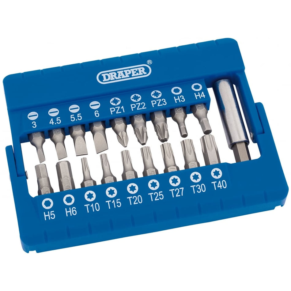DRAPER Magnetic Bit Holder Set (19 Piece): Model No. MBH19
