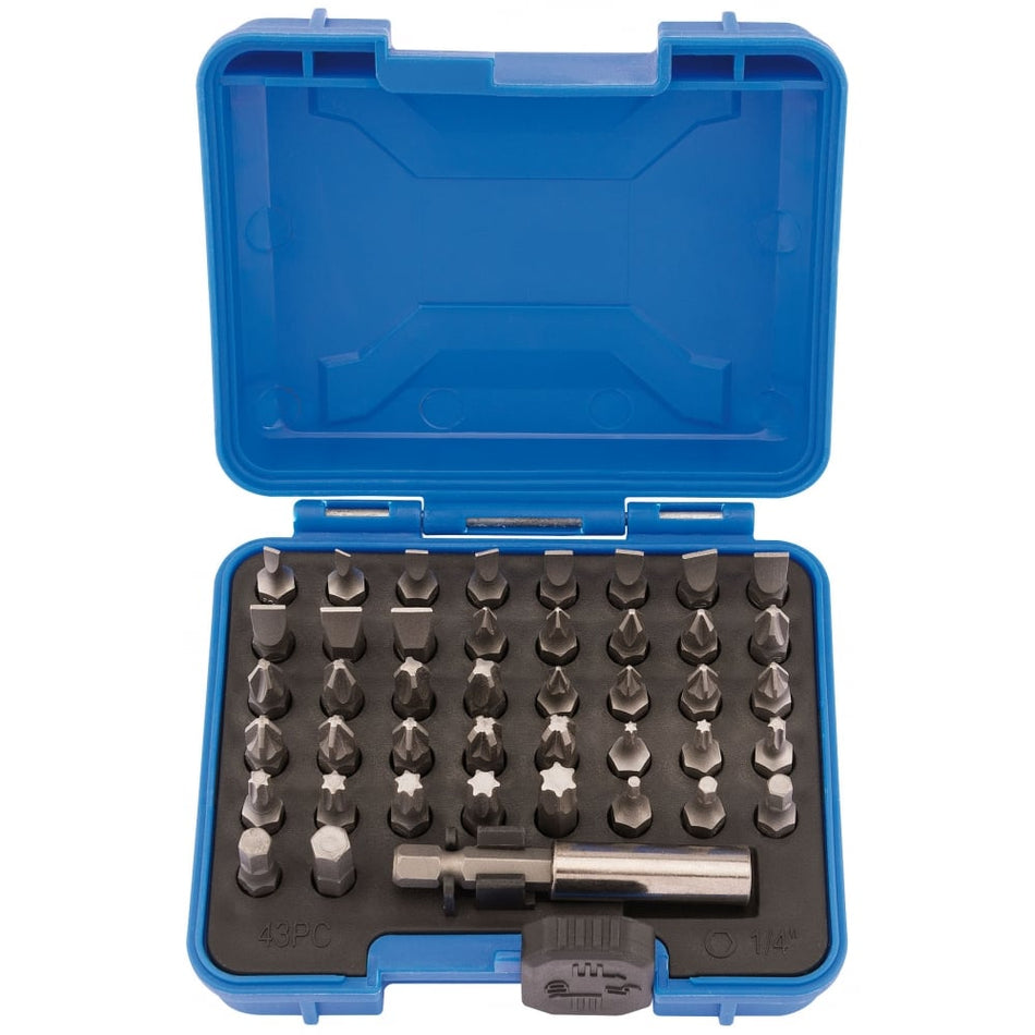 DRAPER Magnetic Bit Holder Set (43 Piece): Model No. MBH43