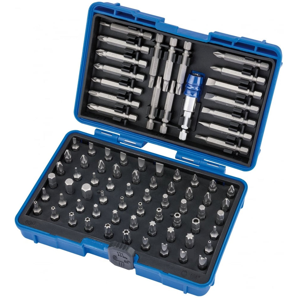 DRAPER Screwdriver and Magnetic Bit Holder Set (80 Piece): Model No. MBH80