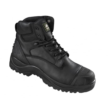 Rock Fall Slate Black Wide Fitting Safety Boot: Model No.RF460