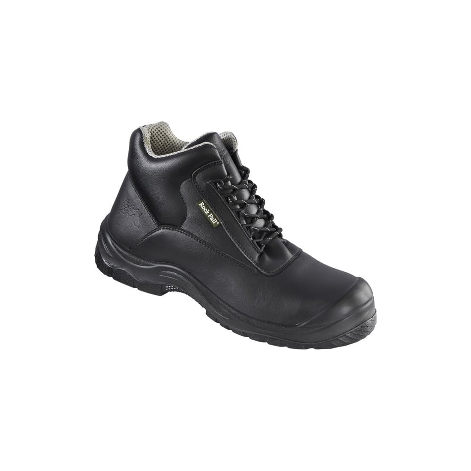 Rock Fall Rhodium Black Chemical Resistant Safety Boot: Model No.RF250