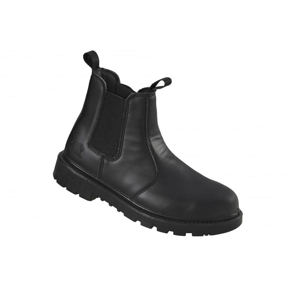 Tom Cat Oregon Black Chelsea Styled Safety Boot: Model No.TC310