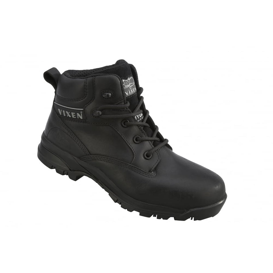 Vixen Onyx Black Ladies Safety Boot: Model No.VX950A
