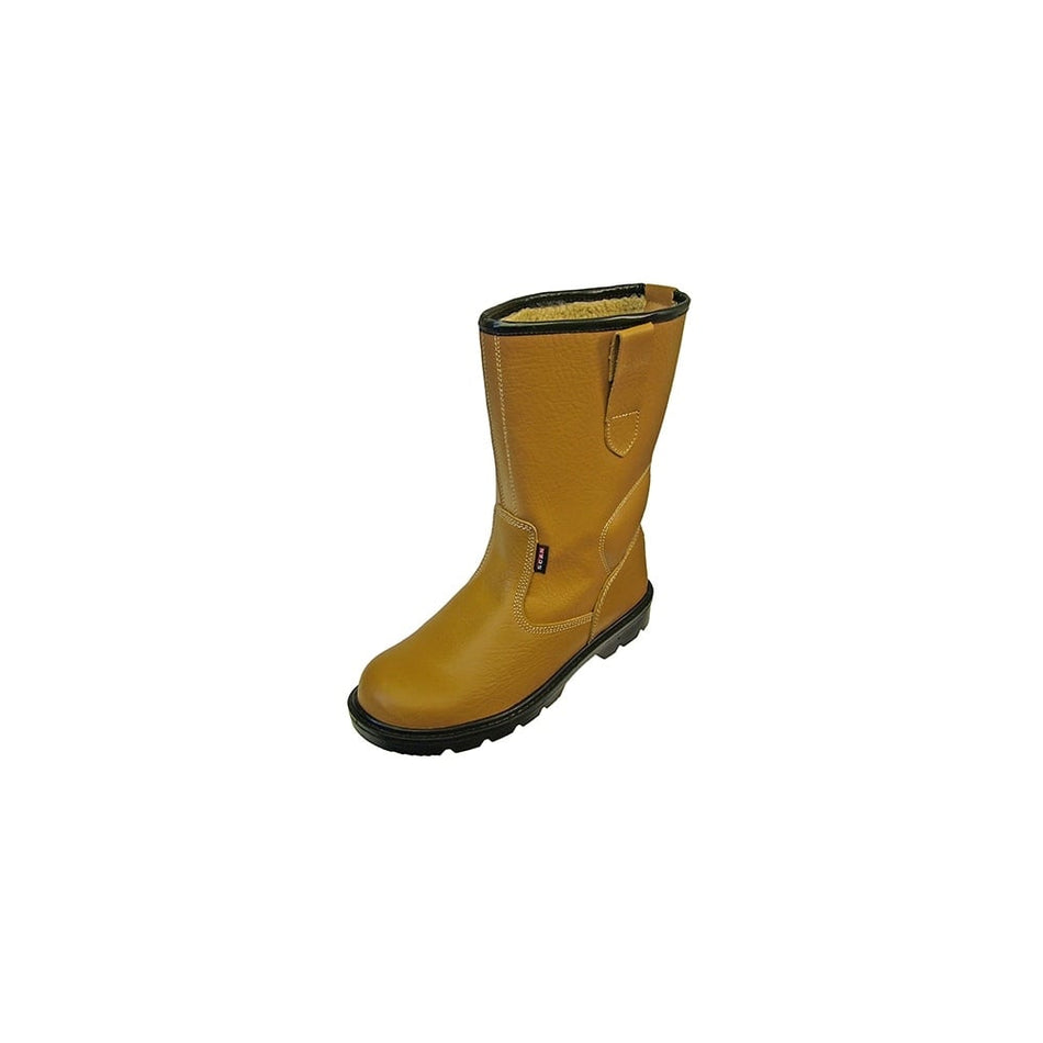 Scan Texas Dual Density Lined Rigger Boots Tan UK 10 Euro 44