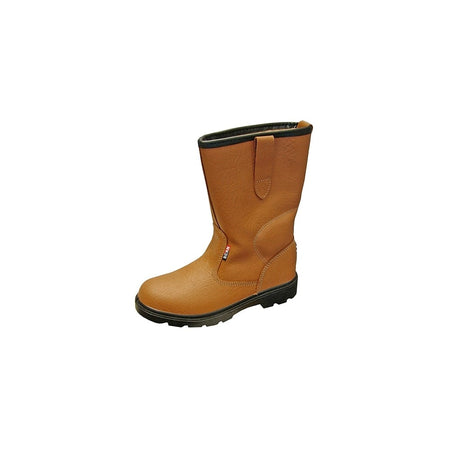 Scan Texas Dual Density Lined Rigger Boots Tan UK 6 Euro 40