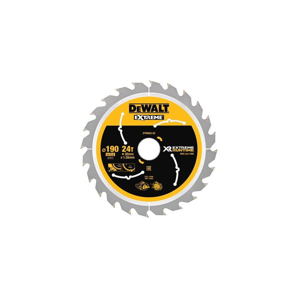 Xtreme Runtime FlexVolt Circular Saw Blade 190mm x 30mm 24T