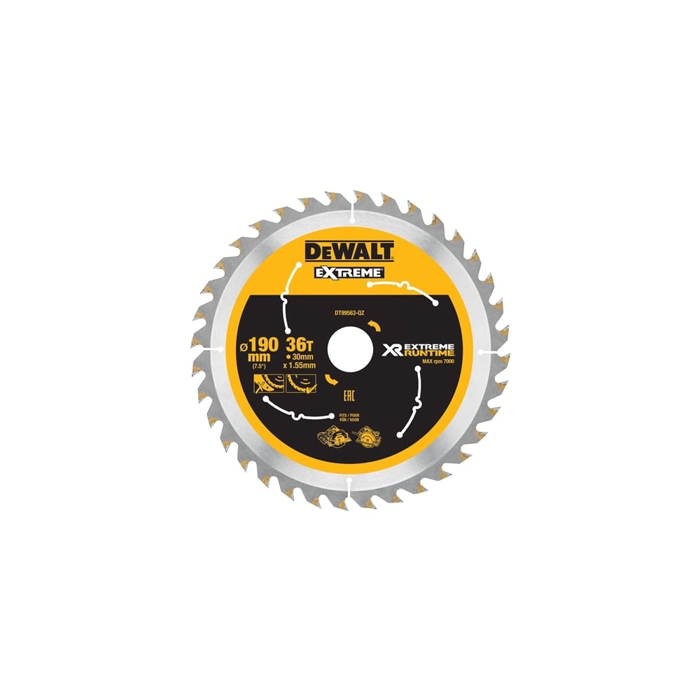 Xtreme Runtime FlexVolt Circular Saw Blade 190mm x 30mm 36T