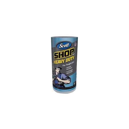 SCOTT© Blue Heavy-Duty Shop Cloth Roll