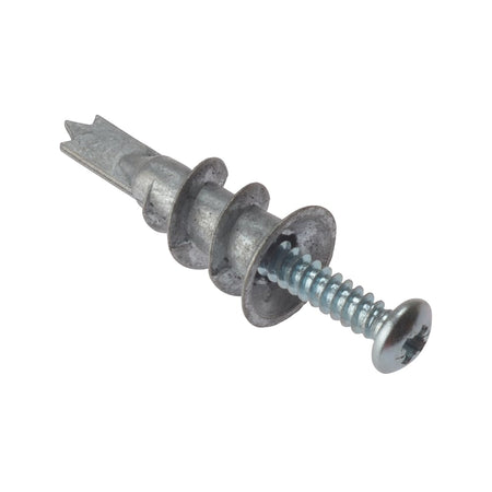Cavity Wall Zinc Speed Plug & Screw 4.5mm Bag 25