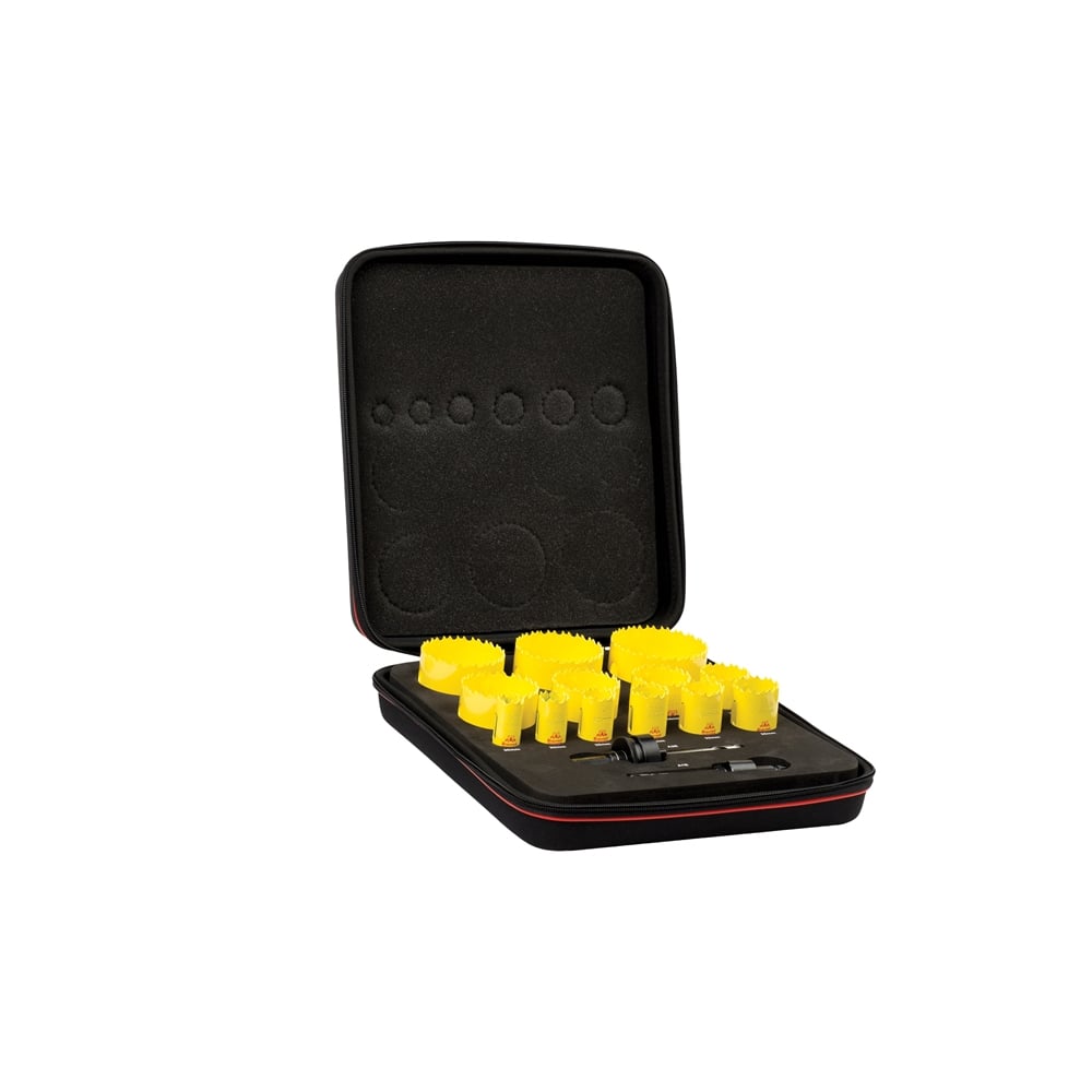 KDC13021 Deep Cut Bi Metal Universal Holesaw Kit 15 Piece