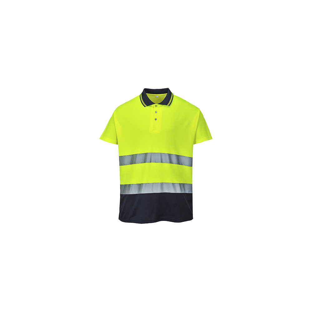 2-Tone Cotton Comfort Polo - Style PW- S174