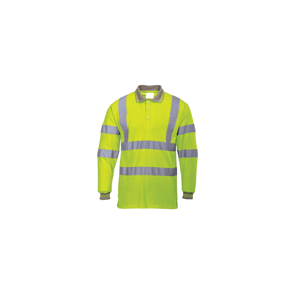 Portwest Hi-Vis Long Sleeved Polo S277