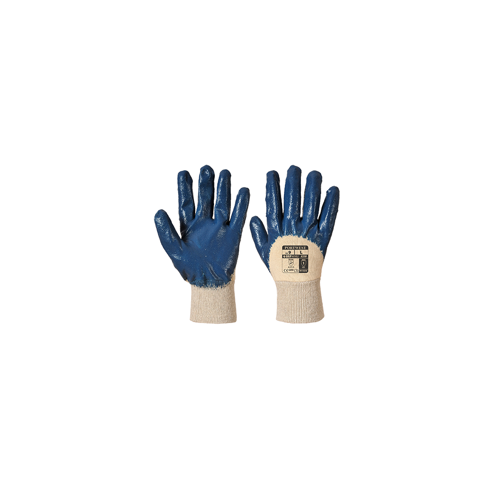Nitrile Light Knitwrist Glove