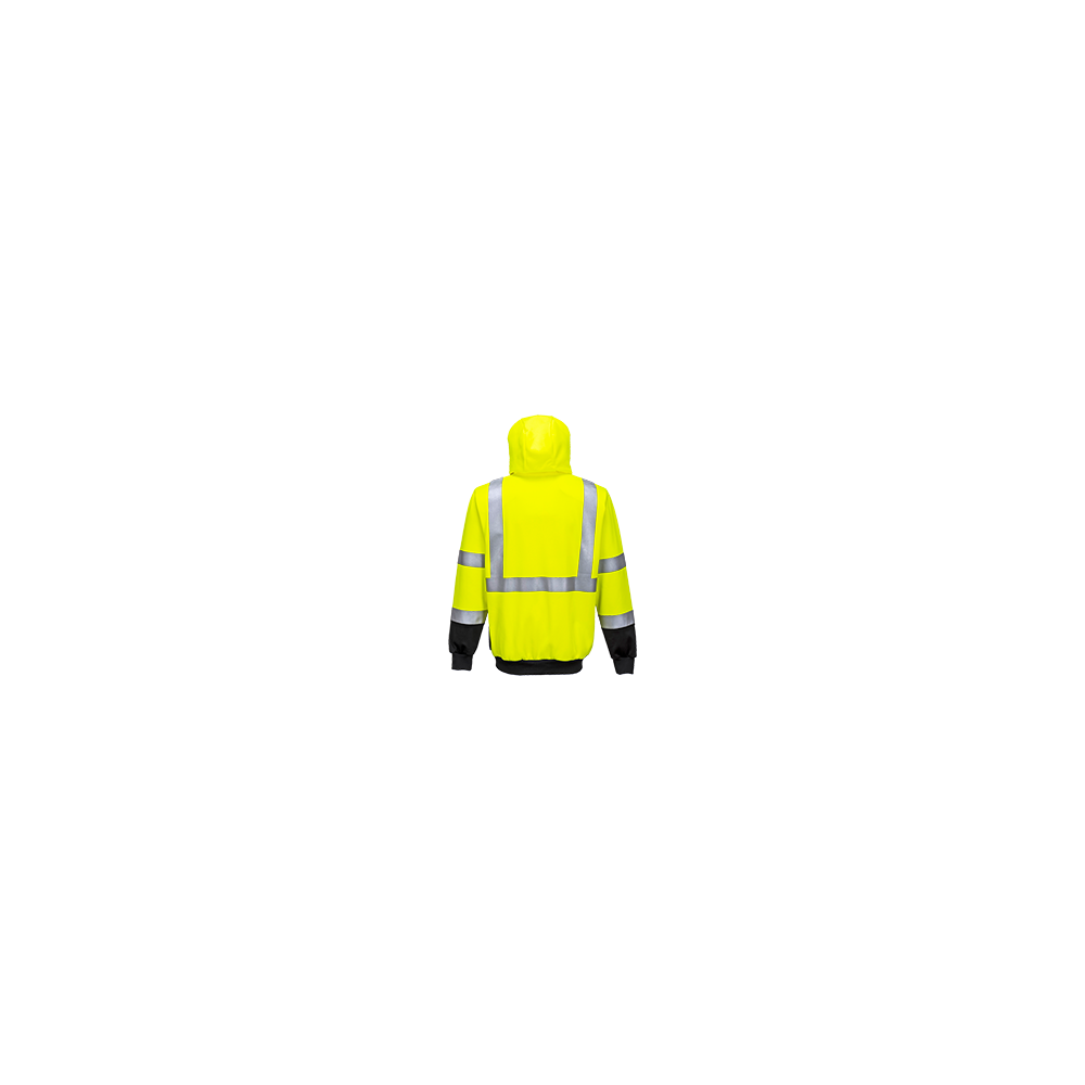 Portwest Hi-Vis Two-Tone Zipped Hoodie B315