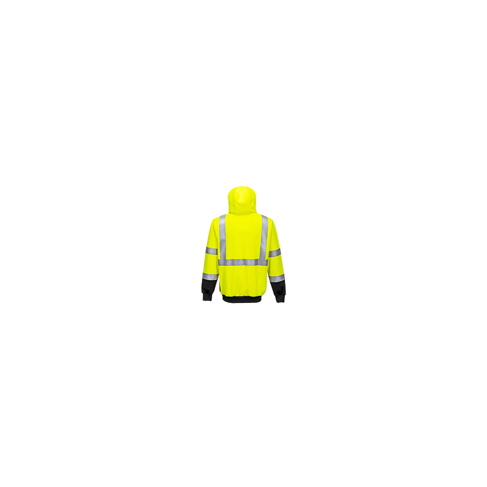 Portwest Hi-Vis Two-Tone Zipped Hoodie B315