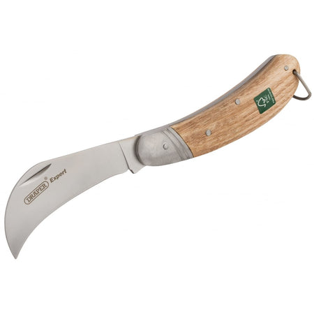 DRAPER Budding Knife with FSC Certified Oak Handle: Model No. GBKHER/FSCA