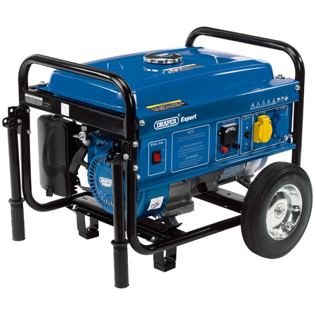 DRAPER Petrol Generator with Wheels (2.2kVA/2.0kW): Model No. PG253W