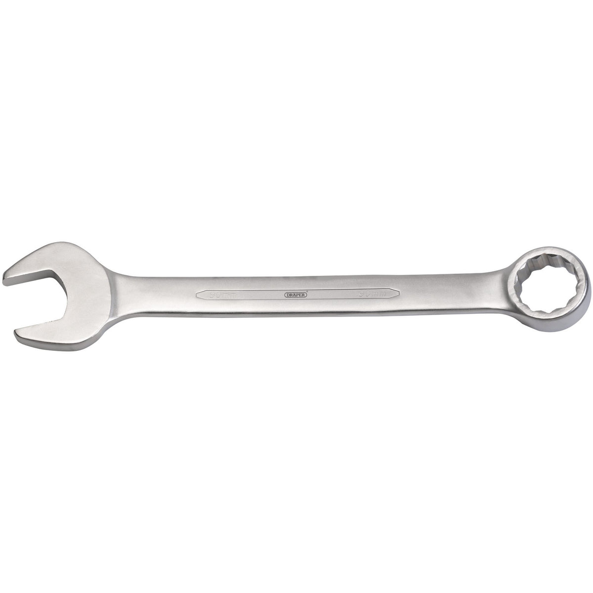 DRAPER 90mm Heavy Duty Long Pattern Metric Combination Spanner: Model No. 8220MM