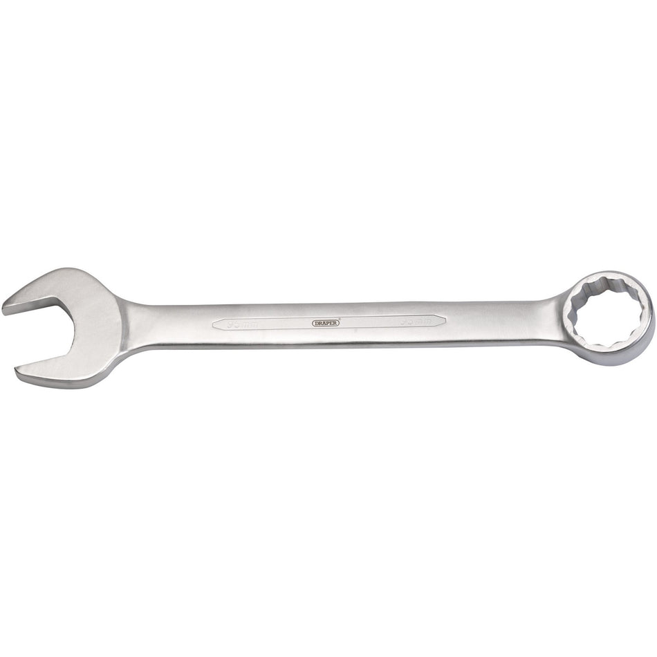 DRAPER 95mm Heavy Duty Long Pattern Metric Combination Spanner: Model No. 8220MM