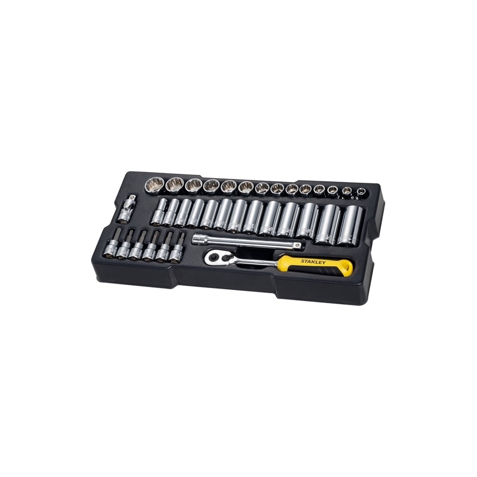 Stanley Tools 3/8in Drive Metric Socket Module 36 Piece