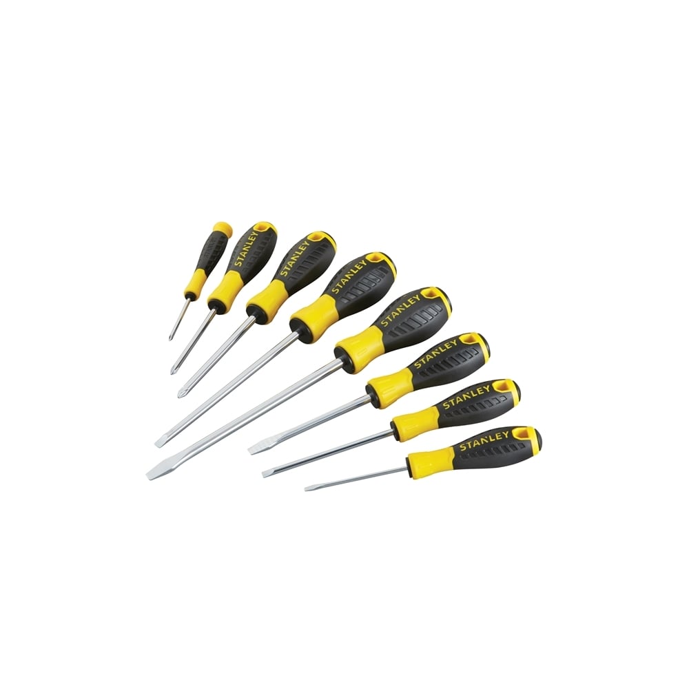 Stanley Tools 0-60-210 Essential Screwdriver Set of 8 PH/SL