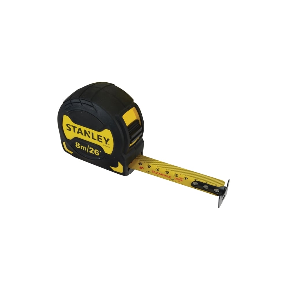 Stanley Tools Grip Pocket Tape 8m/26ft (Width 28mm)