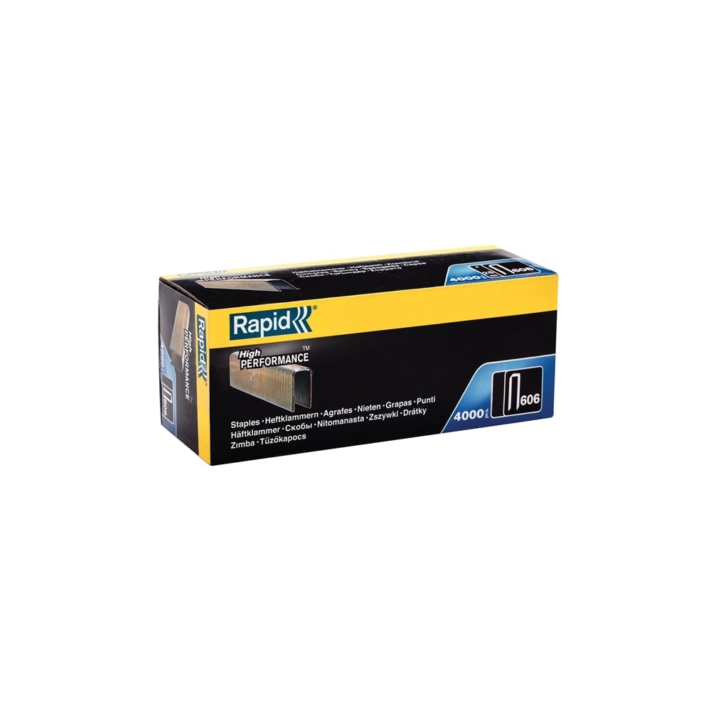 Rapid 606/25B4 25mm Staples Narrow Box 4000