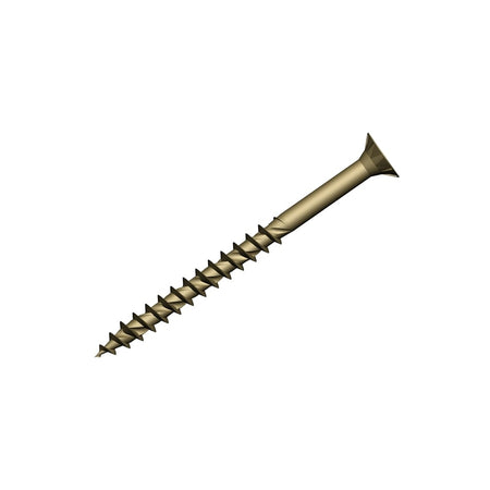 Forgefix Countersunk Torx Compatible Decking T25 Screws Tan 4.5x75mm Tub 400