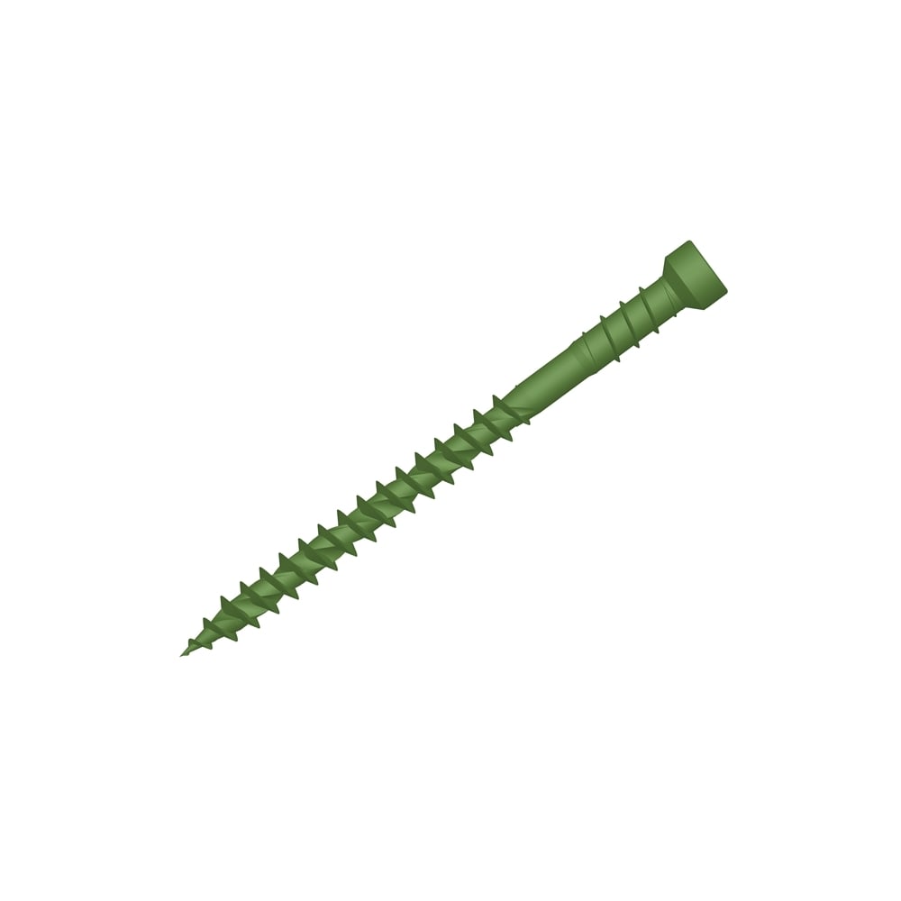 Forgefix Reduced Head Torx Compatible Decking Screws Green 4.5x60mm Tub 500