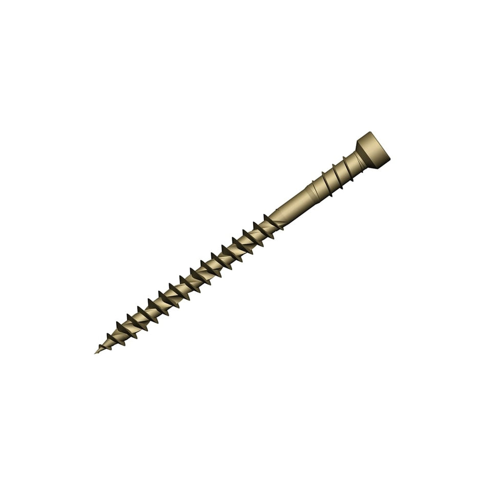 Forgefix Reduced Head Torx Compatible Decking Screws Tan 4.5x50mm Tub 600