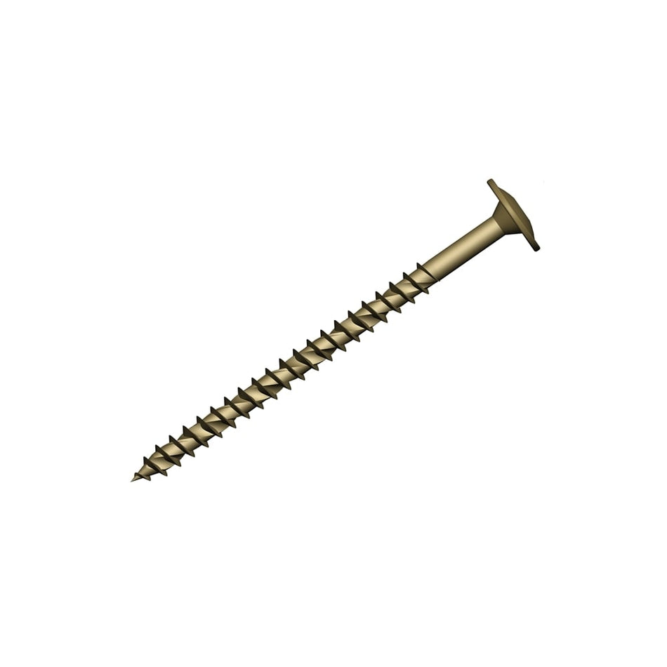 Forgefix Wafer Head Torx Compatible Construction T40 Screws Tan 8x180mm Tub 25