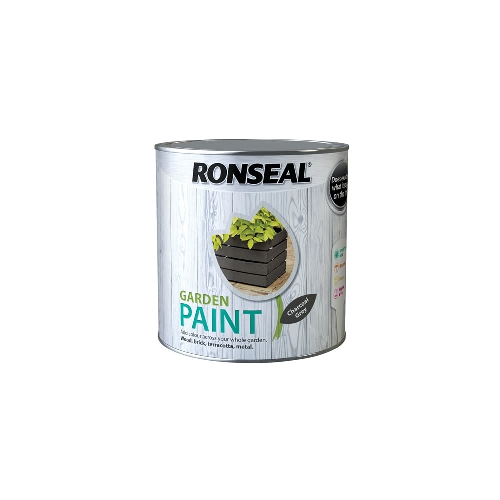 Ronseal Garden Paint Charcoal Grey 2.5 Litre
