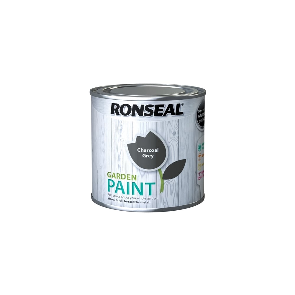 Ronseal Garden Paint Charcoal Grey 250ml