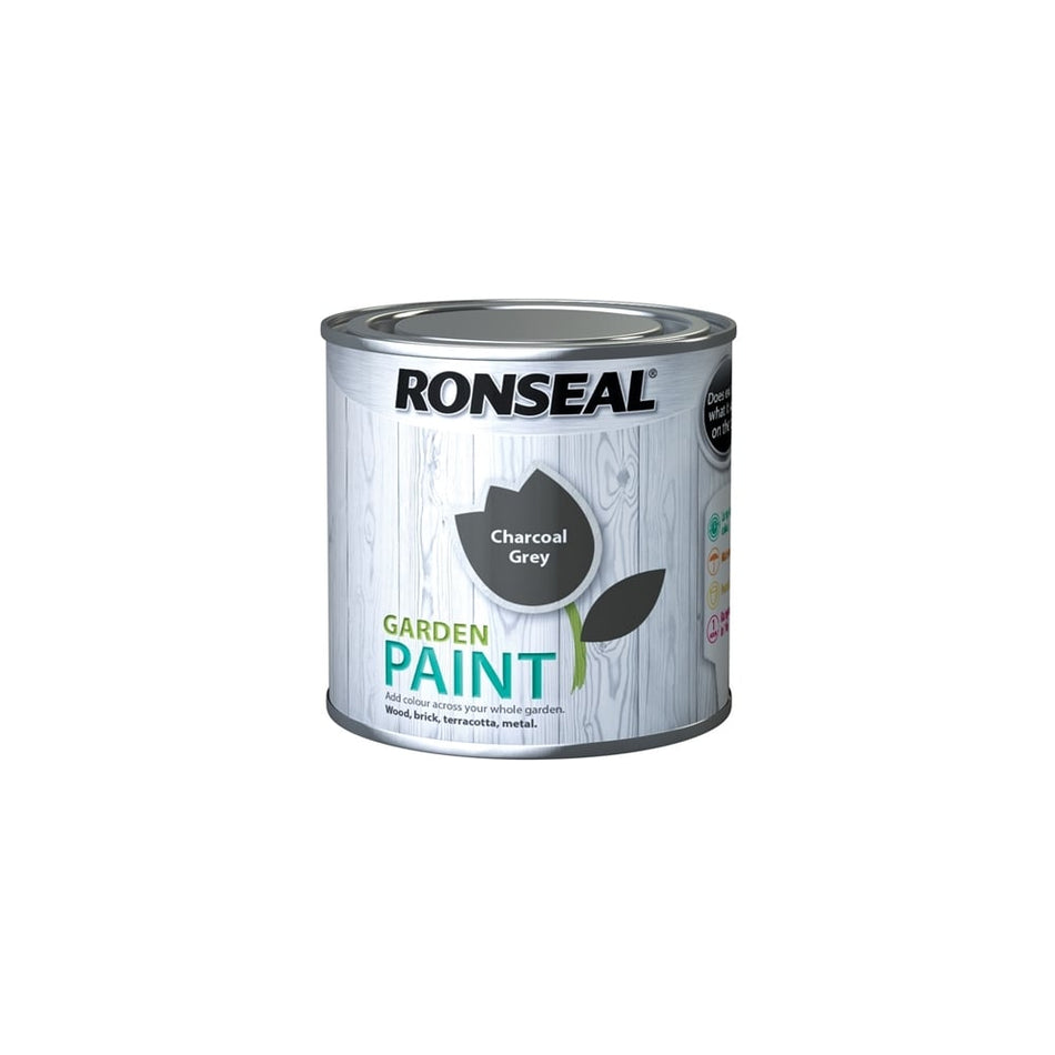 Ronseal Garden Paint Charcoal Grey 250ml